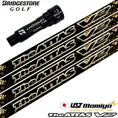BS ブリヂストンゴルフ スリーブ付きシャフト 2024 マミヤ The ATTAS V2 ゴールドバージョン 日本正規品 ゴルフ シャフト (B1〜B4／TOUR B／J815／J715)