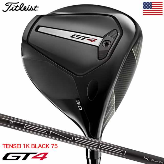 ゴルフ クラブ タイトリスト GT4 Driver ドライバー 430cc メンズ 右用 テンセイ TENSEI 1K BLACK 75 ヘッドカバー付属 USA直輸入品 2024