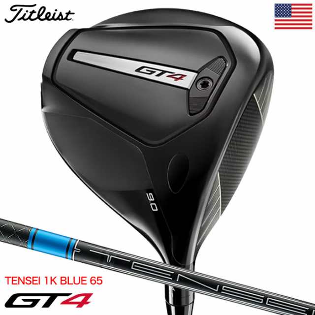 ゴルフ クラブ タイトリスト GT4 Driver ドライバー 430cc メンズ 右用 テンセイ TENSEI 1K Blue 65 ヘッドカバー付属 USA直輸入品 2024