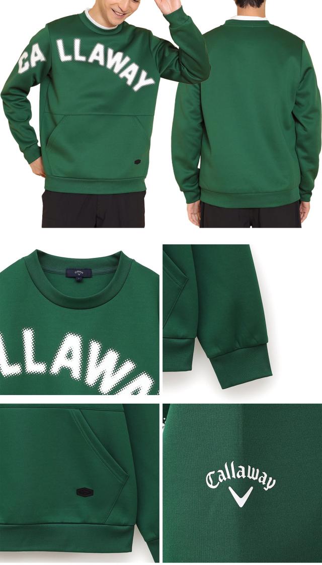 キャロウェイ ロゴプリントダンボールスウェット C24217106