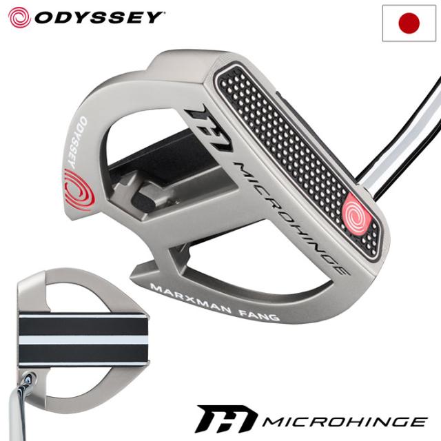 オデッセイ MICROHINGE MARXMAN FANG マイクロヒンジ パター メンズ 右用 スチールシャフト 33インチ 34インチ 2024年モデル ODYSSEY 日本正規品 日本モデル ゴルフクラブ