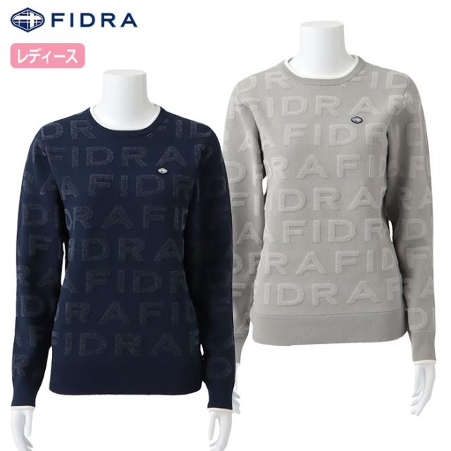 フィドラ JQロゴニット FD5SUJ09 レディース ゴルフウェア FIDRA 2024秋冬モデル 日本正規品