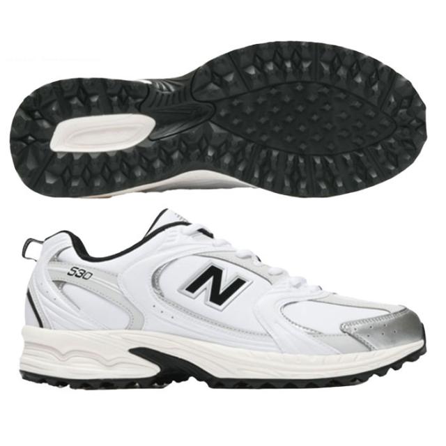 ニューバランス 530 v1 SL スパイクレス ゴルフシューズ メンズ UGS530 シルバー ゴルフ new balance 2024年モデル 日本正規品の通販は