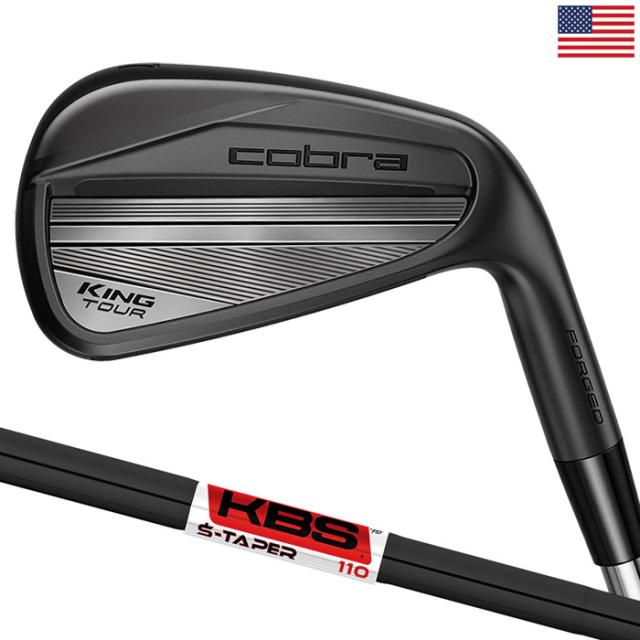 コブラ KING Tour Black Irons アイアン 7本セット(4I-PW) メンズ 右用 KBS $-TAPER LITE スチールシャフト装着 2024年モデル USA直輸入品 ゴルフクラブの通販は