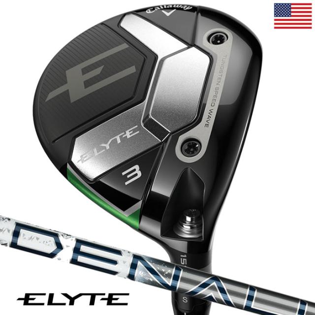 キャロウェイ ELYTE Fairway Woods エリート フェアウェイウッド メンズ 右用 PROJECT X DENALI CHARCOAL GRAPHITE USA直輸入品 2025年モデル Callaway ゴルフクラブの通販は 32,370円