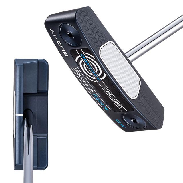 オデッセイ AI-ONE SQUARE 2 SQUARE CRUISER DOUBLE WIDE パター 中尺 メンズ 右用 STROKE LAB 140 スチール 38インチ 2025年モデル ODYSSEY 日本正規品 日本モデル ゴルフクラブ_1