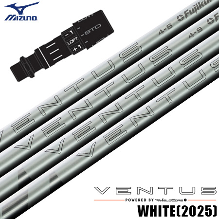 ミズノ スリーブ付きシャフト USAフジクラ VENTUS WHITE VELOCORE+ ベンタス 2025年発売 USA直輸入品 (ST-X,Z／ST200〜180／GT180／MizunoPro／MP／JPX900)