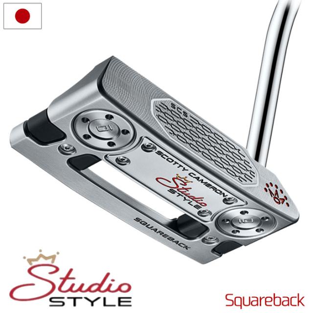 スコッティキャメロン 2025 Studio Style Squareback パター メンズ 右用 スタジオスタイル 2025年モデル Scotty Cameron 日本正規品【2025年3月14日発売】