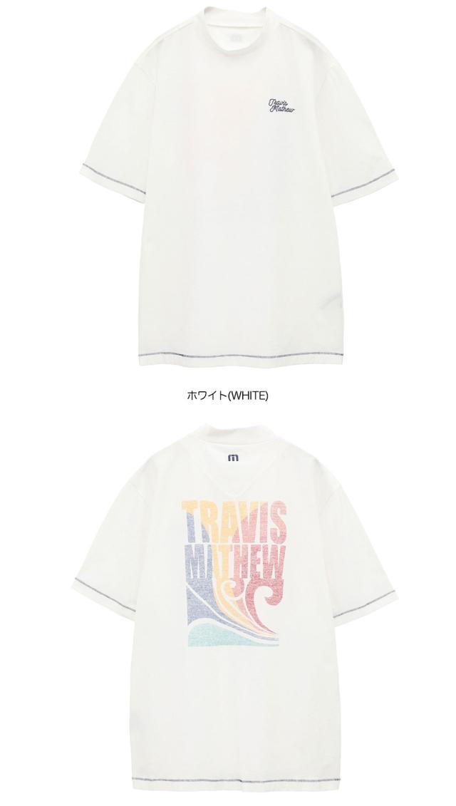 トラヴィスマシュー レトロプリント チェーンステッチ 半袖モック 7AL024 メンズ ゴルフウェア トップス TravisMathew 2025春夏モデル 日本正規品 トラヴィスマシュー レトロプリント チェーンステッチ 半袖モック