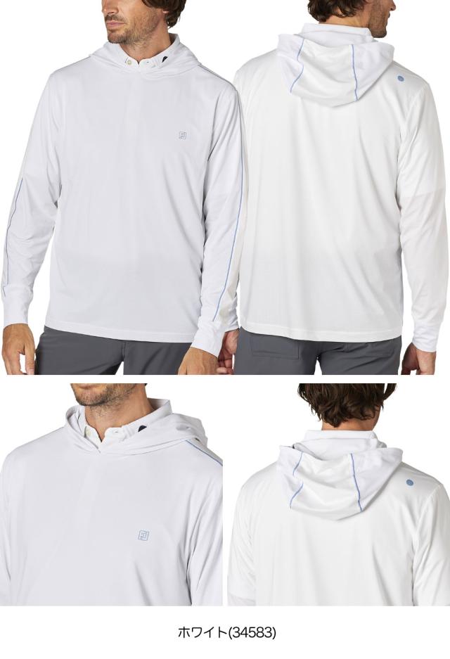 フットジョイ ライトウェイトストレッチ長袖フーディー FJ-F25-M12 メンズ ゴルフウェア FOOTJOY 2025春夏モデル 日本正規品_3