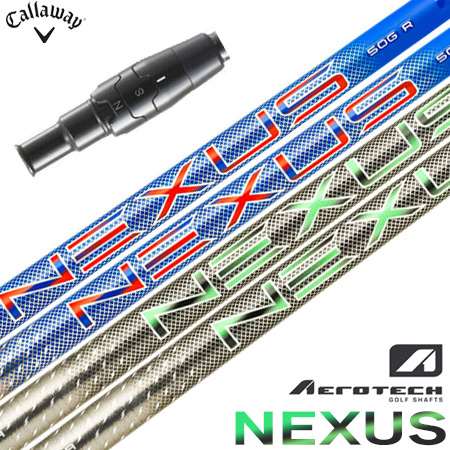キャロウェイ スリーブ付きシャフト 2025 SteelFiber NEXUS スチールファイバー ネクサス 日本正規品 (ELYTE／PARADYM／ROGUE ST／EPIC／MAVRIK)