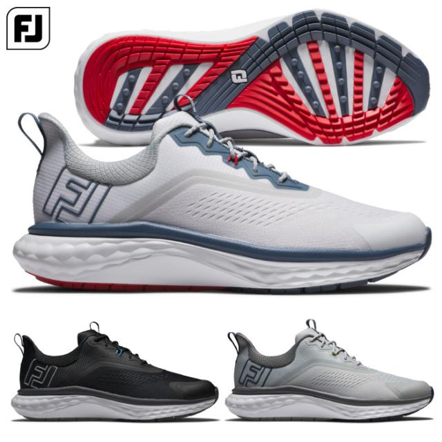 フットジョイ ゴルフシューズ MEN´S FJ クオンタム LACED スパイクレス メンズ 靴 FOOTJOY 2025年モデル 日本正規品