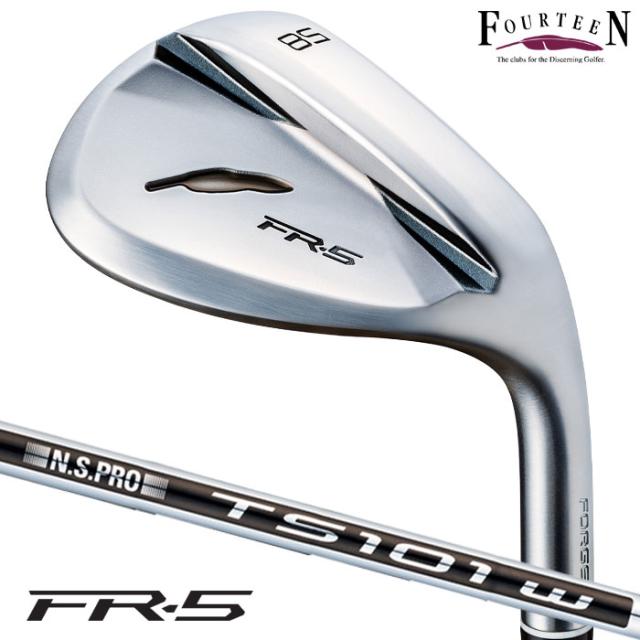 フォーティーン FR-5 ウェッジ パールサテン仕上げ メンズ 右用 N.S.PRO TS-101w スチールシャフト Fourteen 日本正規品 2025年モデル ゴルフクラブ