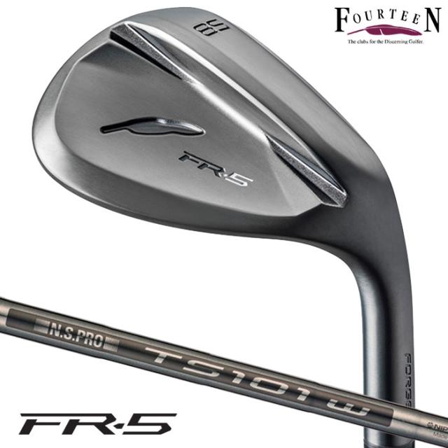 フォーティーン FR-5 ウェッジ ダイヤモンドブラックサテン仕上げ メンズ 右用 N.S.PRO TS-101w BK スチールシャフト Fourteen 日本正規品 2025年モデル ゴルフクラブ