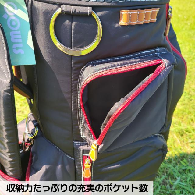 OOWLS キャスター付き キャディバッグ メンズサイズ 9.5型 47インチ