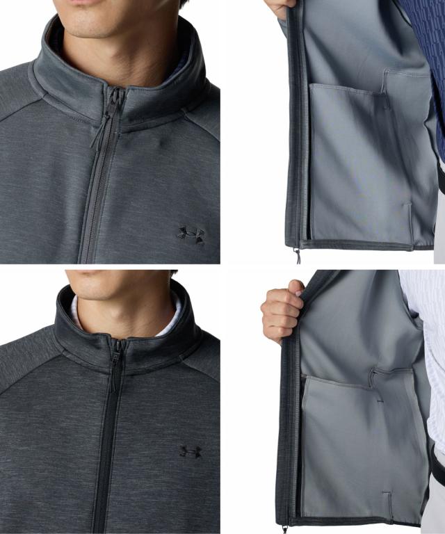 アンダーアーマー UAドライブ ミッドレイヤー フルジップ ジャケット 6007929 メンズ ゴルフウェア ゴルフ UNDER ARMOUR 2025秋冬モデル 日本正規品_3