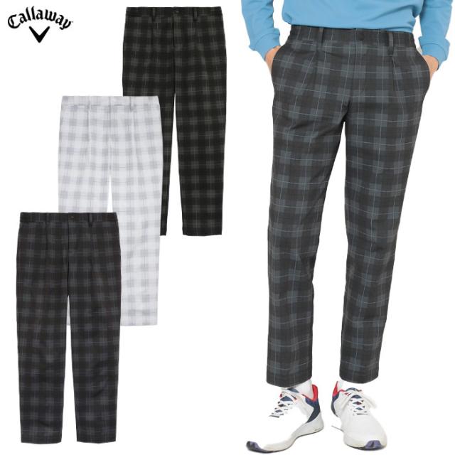 キャロウェイ 8WAYストレッチチェックプリントパンツ C25226107 メンズ Callaway ゴルフウェア 2025秋冬モデル 日本正規品
