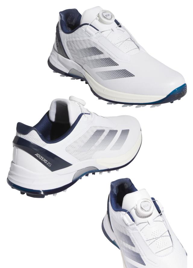 アディダス アディゼロ ゼッドジー ロー ボア OMX77 メンズ スパイクレス ゴルフシューズ 2025年モデル adidas 日本正規品_6