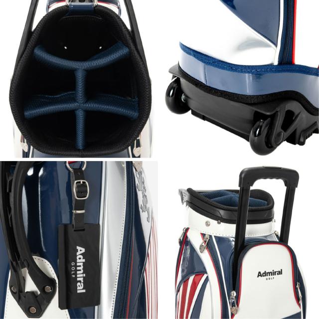 アドミラル Admiral Golf キャスターキャディバッグエナメル ADMG5BC3