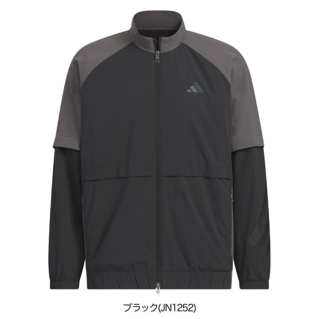 アディダス ビヨンド ザ コース 撥水 カラーブロック フルジップ トラックジャケット JUW92 メンズ ゴルフウェア ゴルフ 2025秋冬モデル adidas 日本正規品_4