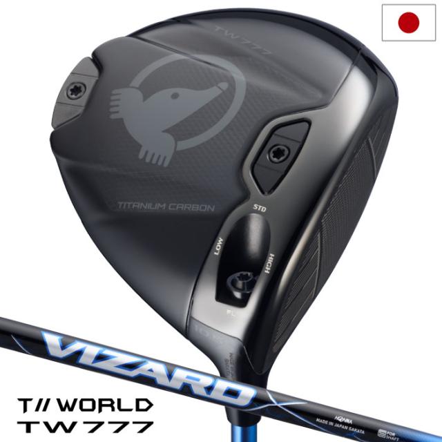 【11/28発売予定|先行予約】本間ゴルフ T//WORLD TW777 D ツアーワールド ドライバー メンズ 右用 VIZARD BLUE カーボンシャフト HONMA ゴルフクラブ 日本正規品