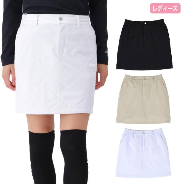 ニューバランス 防風 撥水 保温 ロゴダイヤチェックキルト スカート 012-5234503 レディース ゴルフウェア newbalance 2025秋冬モデル 日本正規品