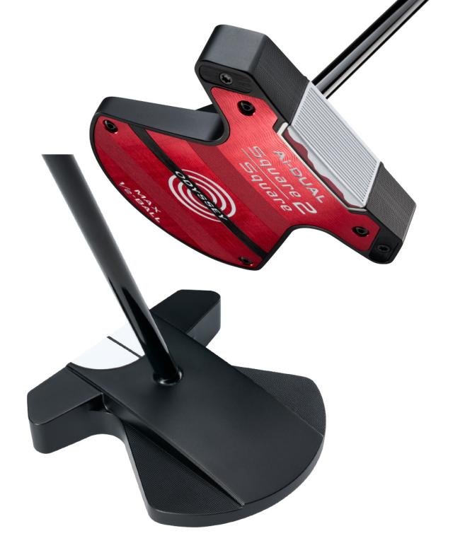 【1/23発売】オデッセイ Ai-DUAL Square 2 Square 1/2-BALL MAX パター メンズ 右用 STROKE LAB 120 スチール 2026年モデル ODYSSEY 日本正規品 日本モデル ゴルフクラブ_1