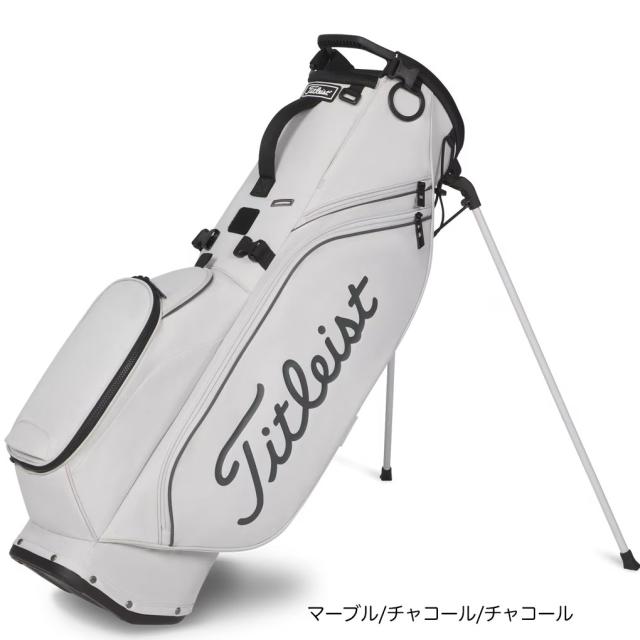 新品2026NEWタイトリストTB26SX4AスタンドCBマーブル×チャコール タイトリスト Players S4 スタンドバッグ 8.5型 キャディバッグ