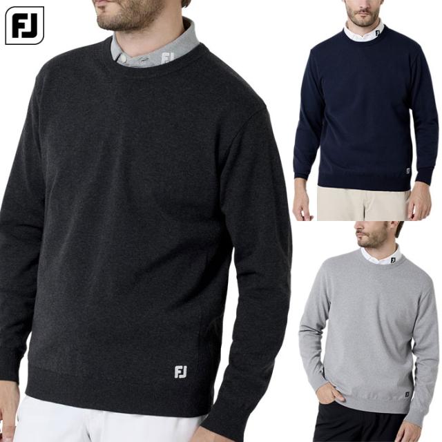 フットジョイ Essential ベーシックコンフォート クルーネック L/S ニットセーター FJU-S26-BEM01 メンズ ゴルフウェア FOOTJOY 2026春夏モデル 日本正規品