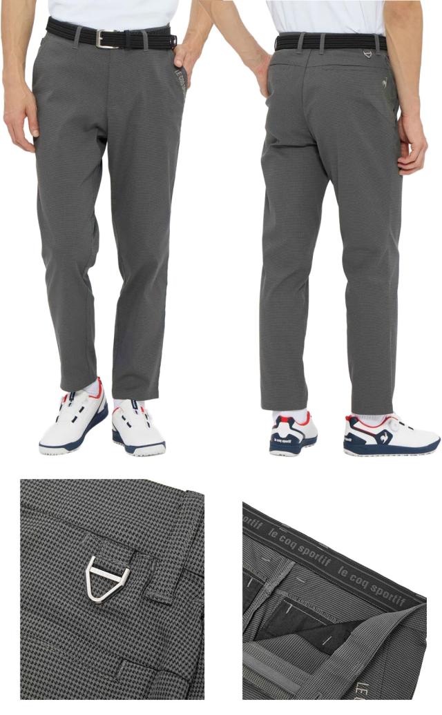 ルコックスポルティフ ミニダイヤ柄ストレッチテーパードパンツ LG6SLP56M メンズ ゴルフウェア ゴルフ le coq sportif golf 2026春夏モデル 日本正規品_5