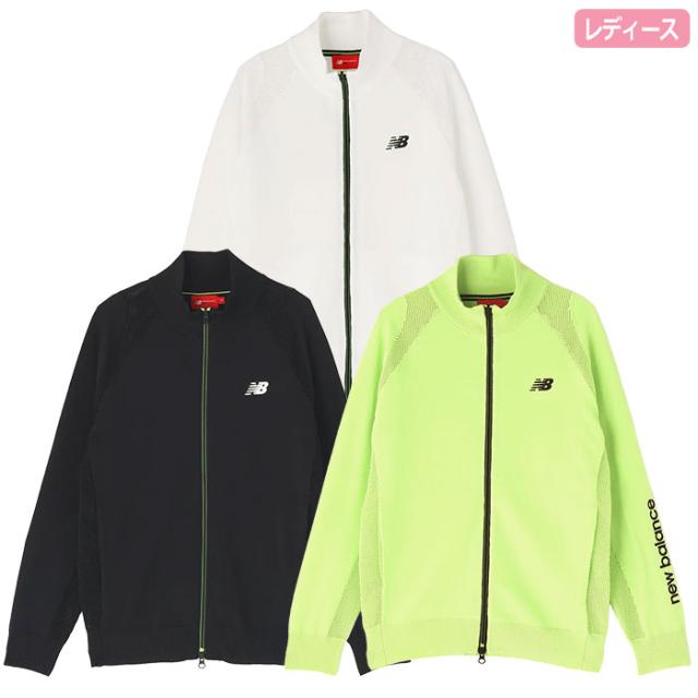 ニューバランス フルジップ ニット ブルゾン 012-6172501 レディース 長袖 ゴルフウェア newbalance 2026春夏モデル 日本正規品