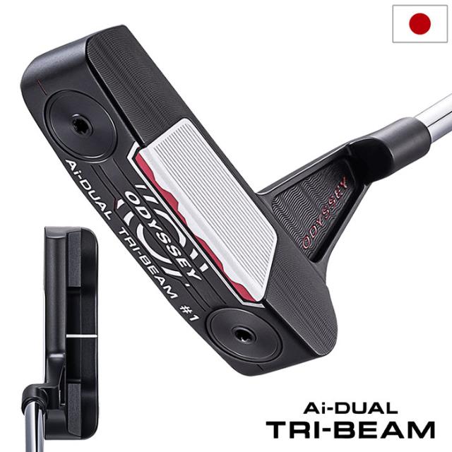 オデッセイ Ai-DUAL TRI-BEAM #1 パター メンズ 右用 スチールシャフト 2026年モデル ODYSSEY 日本正規品 日本モデル ゴルフクラブ