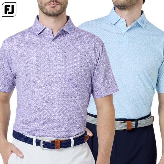 フットジョイ フローラルマーク ストレッチライル半袖シャツ FJ-S26-S02 メンズ 半袖 ゴルフウェア FOOTJOY 2026春夏モデル 日本正規品