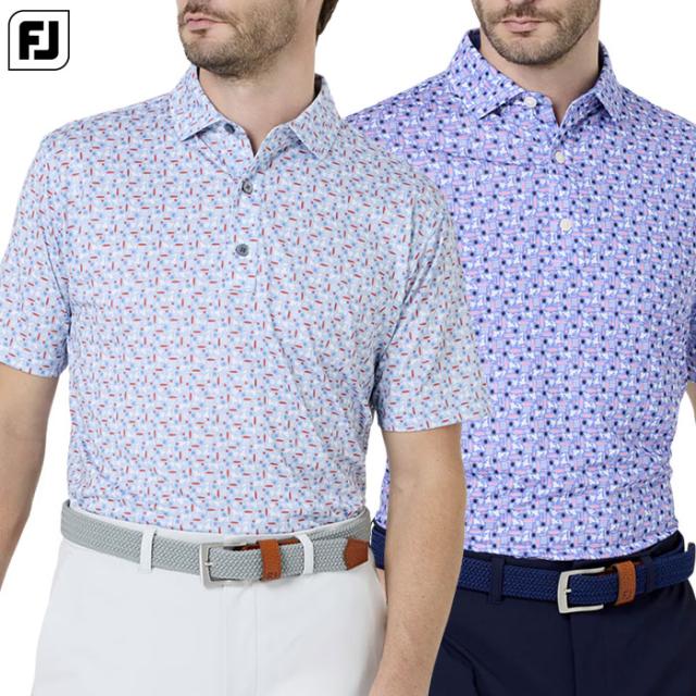 フットジョイ サーフズアップ ストレッチライル半袖シャツ FJ-S26-S04 メンズ 半袖 ゴルフウェア FOOTJOY 2026春夏モデル 日本正規品