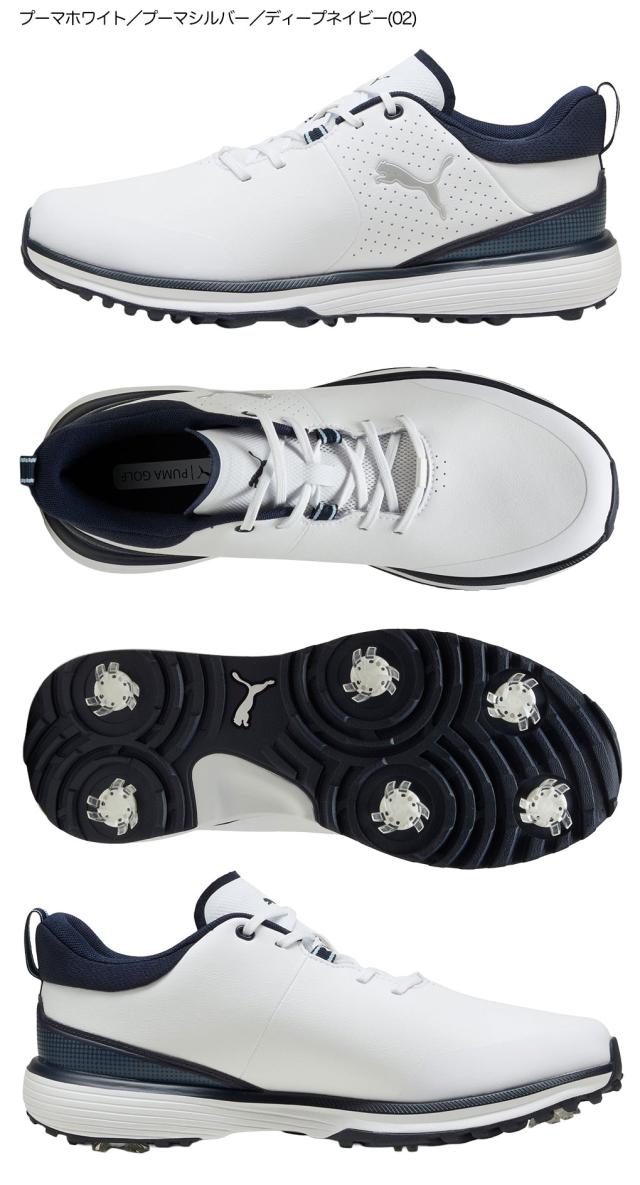 プーマ メンズ ゴルフ FUSION グリップ ST スパイクシューズ 312994 ゴルフシューズ PUMA 2025年モデル 日本正規品_1