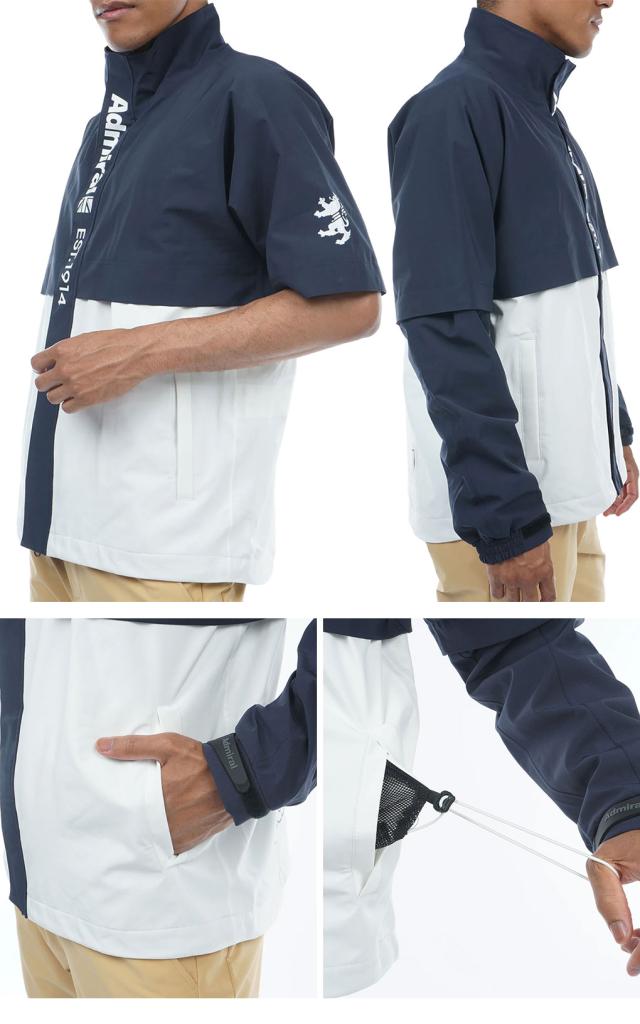 アドミラル Admiral Golf レインジャケット ADMA3R1 メンズ 長袖 ゴルフ 2026年モデル 日本正規品_3