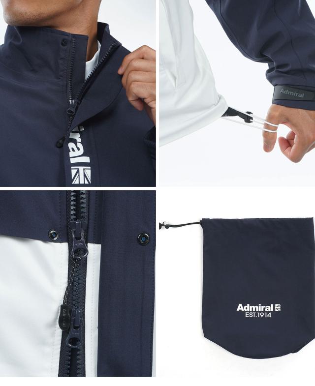 アドミラル Admiral Golf レインジャケット ADMA3R1 メンズ 長袖 ゴルフ 2026年モデル 日本正規品_4