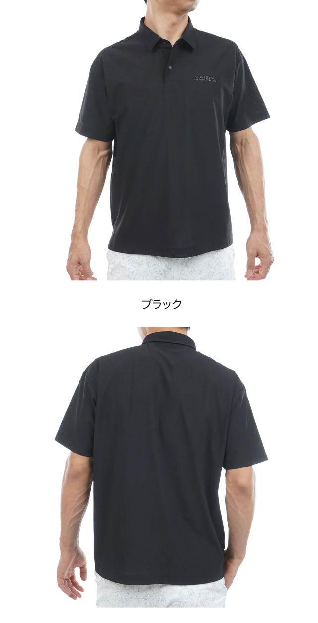アドミラル Admiral Golf ワイドサイズ メッシュシャツ ADMA627 メンズ 半袖 ゴルフウェア 2026春夏モデル 日本正規品_1