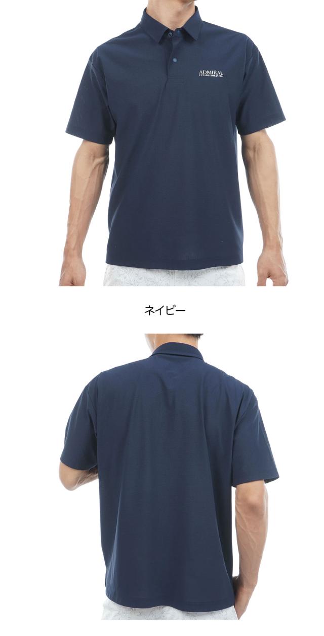 アドミラル Admiral Golf ワイドサイズ メッシュシャツ ADMA627 メンズ 半袖 ゴルフウェア 2026春夏モデル 日本正規品_3