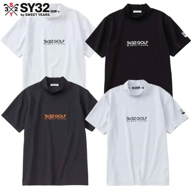 SY32 GOLF シャツ FRASH POINT MOCK メンズ 半袖 SYG-26S1-30 ゴルフウェア 日本正規品 2026春夏モデル