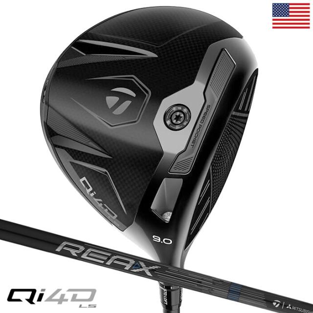 テーラーメイド Qi4D LS Shadowfall ドライバー メンズ 右用 REAX MR60 カーボン USA直輸入品 2026年モデル 並行輸入 TaylorMade ゴルフクラブ