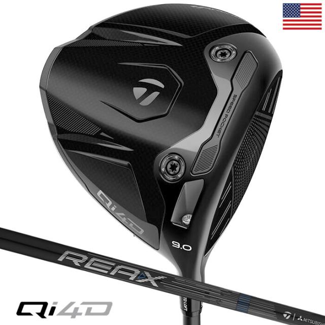 テーラーメイド Qi4D Shadowfall ドライバー メンズ 右用 REAX MR60 カーボン USA直輸入品 2026年モデル 並行輸入 TaylorMade ゴルフクラブ