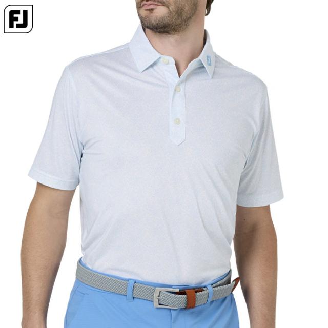 フットジョイ ウィングチップフローラル ストレッチライル半袖シャツ FJ-S26-S07 メンズ ゴルフウェア FOOTJOY 2026春夏モデル 日本正規品