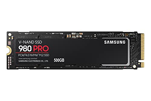 SAMSUNG 980 PRO 500GB PCIe NVMe 第4世代 内蔵 ゲーム SSD M.2 (MZ-V8P500B)【並行輸入品】