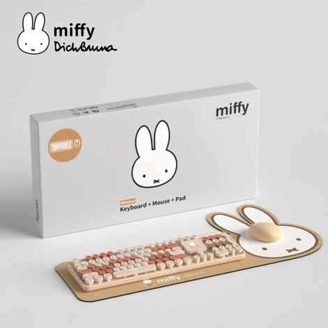 ミッフィ　キーボード Miffy ミッフィー キーボード & マウス コンボレトロ キーボード