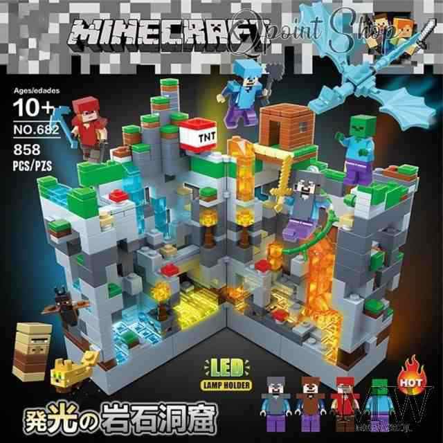 レゴ交換品マインクラフト Minecraft 大人気ミニフィグ ブロック おもちゃ 岩石洞窟 大人気ミニフィグ 豪華セット レゴ交換品 交換 知育の通販は