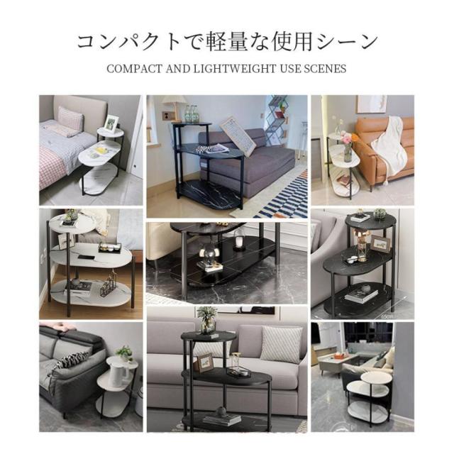 サイドテーブル ナイトテーブル おしゃれ ベッド ソファ スリム 収納 ミニ ローテーブル コーヒー 木目調 木製 加湿器台 消毒液 スタンド アンティーク 北欧_15