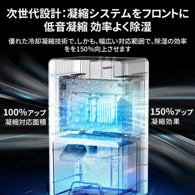 除湿機 除湿器 衣類乾燥 コンプレッサー式 30畳 タンク 3L 衣類乾燥除湿機 除湿乾燥機 衣類乾燥機 部屋干し 湿気対策 結露 梅雨 カビ対策 省エネ_11
