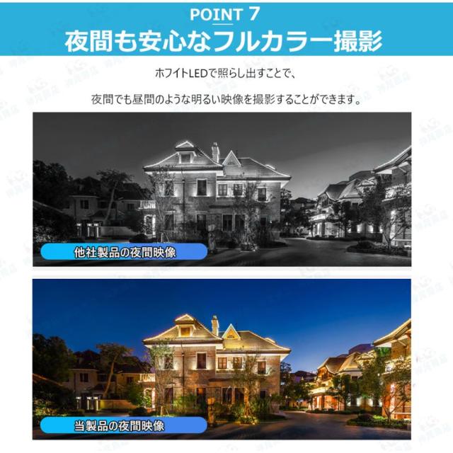 防犯カメラ 屋外 ソーラー 800万画素 wifi 充電式 ワイヤレス デュアルレンズ デュアル画面 監視カメラ 人体検知 録画機能 無線 防水 自動追跡 動作検知 即納_9
