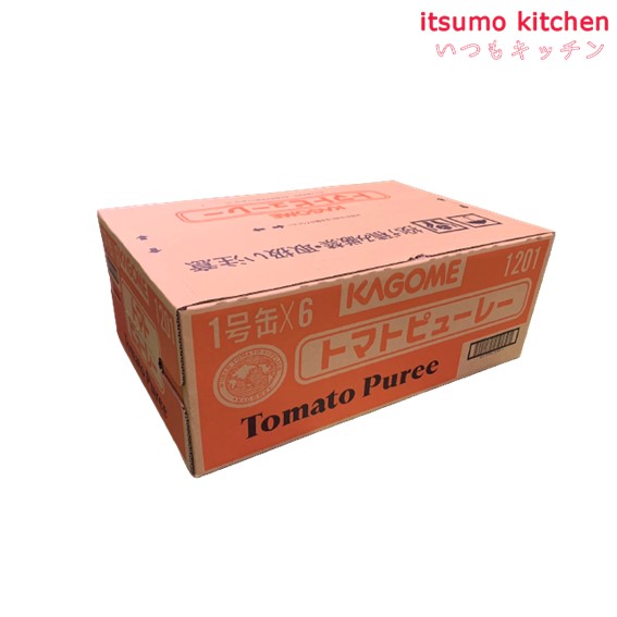 送料無料 トマトピューレー 3kgx6缶 カゴメ_1
